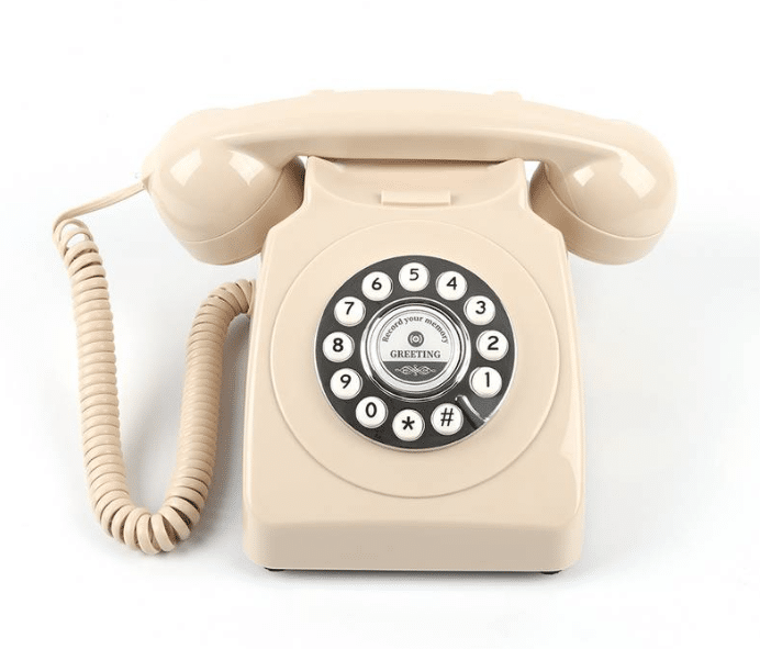 Bruiloft Telefoon - Beige