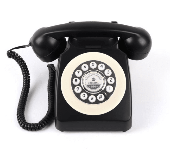Bruiloft Telefoon - Zwart